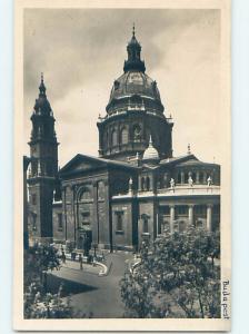 old rppc SAINT STEFAN BASILICA Budapest Hungary HM1460