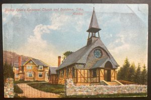 Mint Alaska USA Color Picture Postcard Bishop Rowes Episcopal Church & Residence