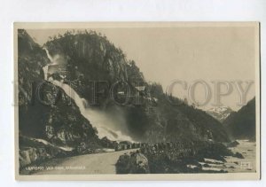 3132732 NORWAY Laatefos ved odda Hardanger Vintage photo PC