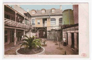 Old French Court Yard New Orleans Louisiana 1905c postcard