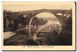 Old Postcard Dijon Ceret Le Pont Romain