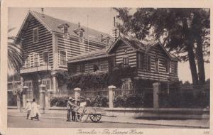 ISMAILIA THE LESSEPS HOUSE ANIMATED VINTAGE POSTCARD