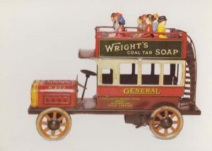 Wrights Soap German 1925 London Bus Advertising Postcard