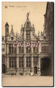 Old Postcard Bruges The Justice of Peace