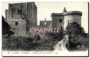 Old Postcard Loches The Dungeon and the Tower Louis XI