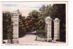 Entrance to Point Pleasant Park, Halifax, Nova Scotia