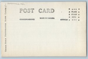 Banff Alberta Canada Postcard Swimming Pool George Noble Photo 1920’s RPPC Photo