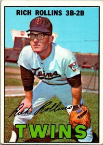 1967 Topps Baseball Card Rich Collins Minnesota Twins sk2241