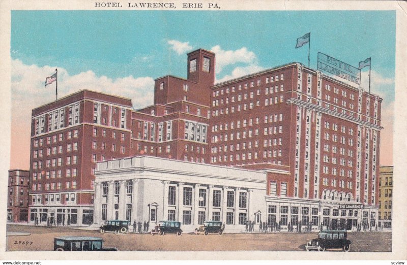 ERIE, Pennsylvania, 1900-1910s; Hotel Lawrence