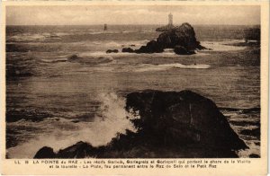 CPA La Pointe du Raz - Les Recifs Gorleik - Gorlegreiz et Gorlepell (1033165)