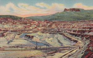 The Open Pit Copper Mine Santa Rita New Mexico