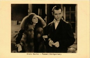 CPA AK Ross Verlag 6394 1 Greta Garbo en Robert Montgomery FILM STARS (816202)