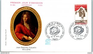 FDC France Jean Baptiste Poquelin Moliere Paris 19073 Theatre