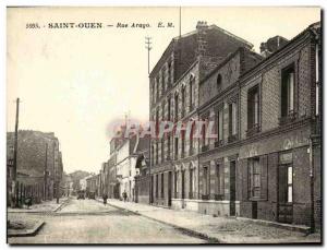 Postcard Old Saint Ouen Arago Street