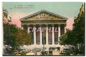 Old Postcard Paris La Madeleine