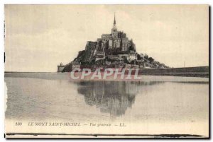 Old Postcard Mont Saint Michel Vue Generale