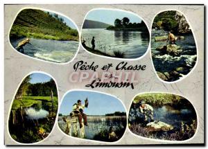 Postcard Modern Fishing And Hunting Limousin