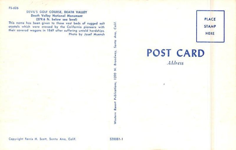 Death Valley Devil's Golf Course Death Valley CA