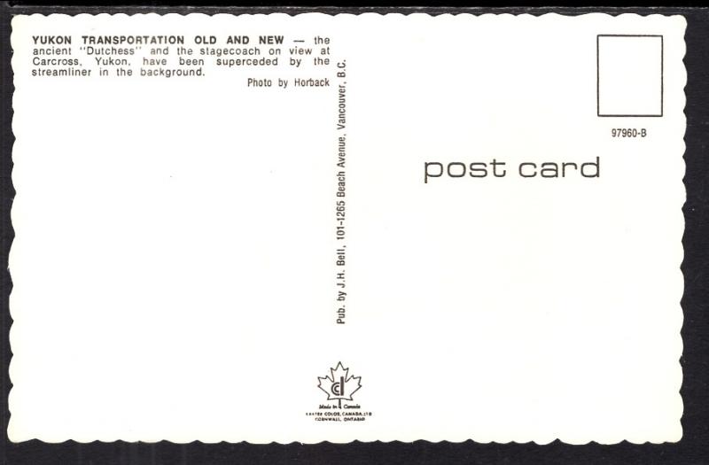 Yukon Transportation,Stagecoach,Train