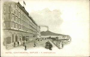 Naples Napoli Hotel Continental c1900 Postcard EXC COND