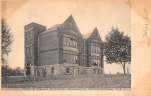Flemington New Jersey New Public School Vintage Postcard AA49321