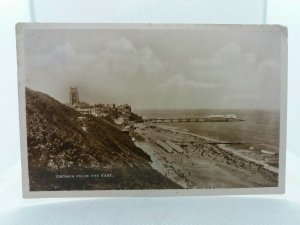 Vintage Rp Postcard Cromer  from the East  posted 1934 Real Photo Rppc