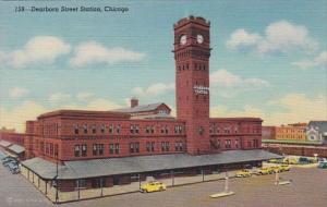 Illinois Chicago Dearborn Street Station Curteich