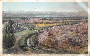 Grand River Valley Water Wheel Irrigation Orchards Colorado 1911 postcard