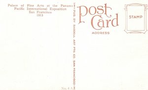 Vintage Postcard Palace Of Fine Arts Pan-Pac International Expo San Francisco CA