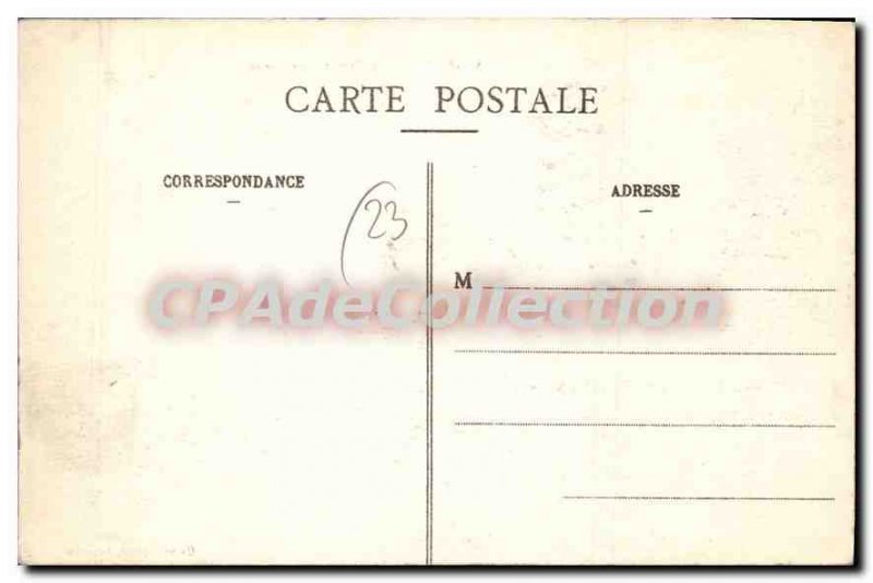 Postcard Old Creuse Argenton The Right Bank