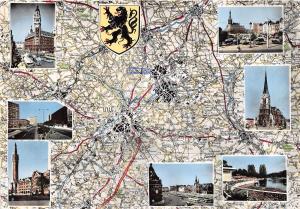 BC60119 Maps Cartes geographiques Lille-Roubaix-Tourcoing