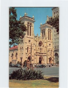 Postcard San Fernando Cathedral. Original Parish Church Of San Antonio, Texas