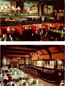 2~Postcards Chicago, IL Illinois GUS GOOD FOOD RESTAURANT  Dining Room & Bar