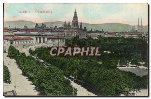 Old Postcard Wien Franzensring