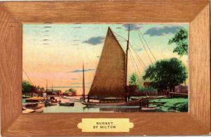 Sunset by Milton c1928 Vintage Postcard N11