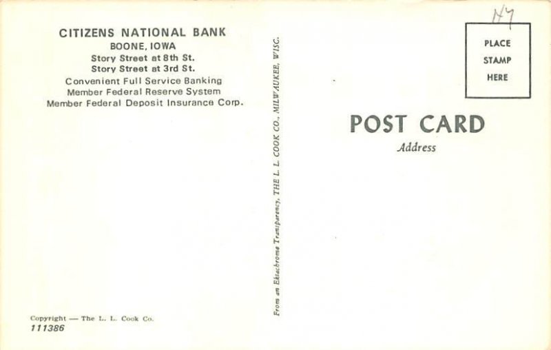 Citizens National Bank Boone, Iowa  