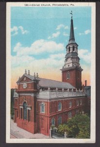 Pennsylvania Philadelphia - Christ Church corner Second and Market Streets - WB