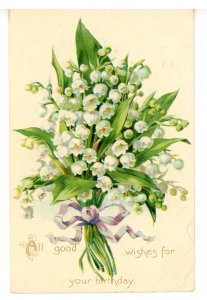 Greeting - Birthday (Tuck Series 4508 image)