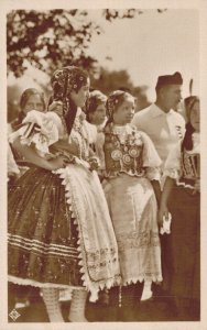 Hungary National Costume of Mohács Vintage RPPC 07.83