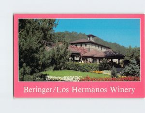 Postcard Beringer/Los Hermanos Winery, Napa Valley, St. Helena, California