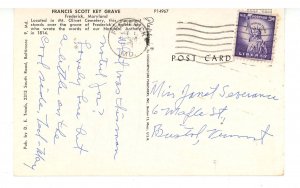 MD - Frederick. Francis Scott Key Grave