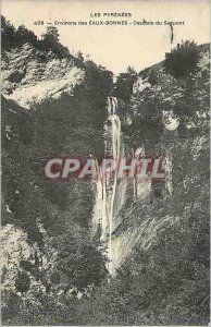 Postcard Old Water Around The Great Pyrenees Cascade Snake