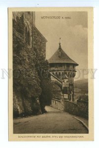 499073 GERMANY Wernigerode am Harz castle Vintage Louis Glaser Leipzig postcard