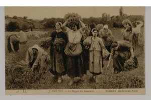 France - Paris. Luxembourg Museum, Le Rappel des Glaneuses Breton