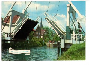 Greetings from Holland, Original Brooklyn Bridge, Lift Bridge, Boat, Netherlands