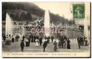 Old Postcard Saint Cloud Park Grandes Eaux