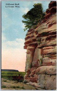 1915 Cliffwood Bluff La Crosse Wisconsin WI Rock Hill Posted Postcard