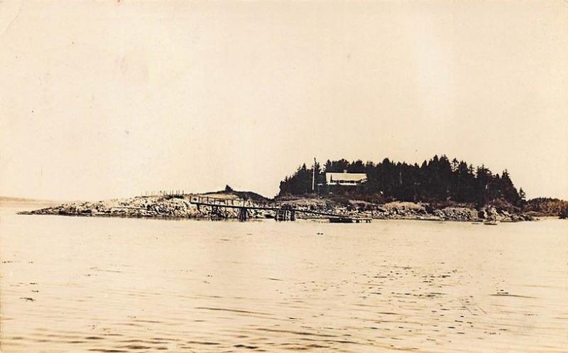 South Harpswell ME  in 1956 Real Photo Postcard