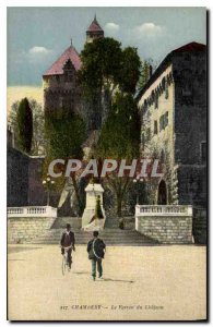 Old Postcard Chambery Chateau du Perron