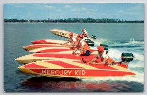 Mercury Kid Speed Boats Advertising Postcard B45